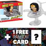 Wonde r Woma n w/ The Invisible Jet: Fun ko Dorbz Ridez Vinyl Figure Bundle with 1 D .C . Theme Compatible Trading Card (002 - 06406)